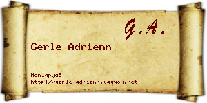 Gerle Adrienn névjegykártya
